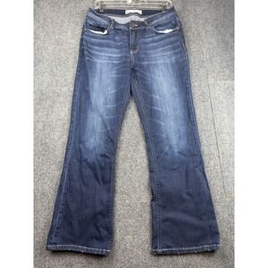 BKE Buckle Payton Jeans Size 30x29.5 Universal Fit Mid Rise Bootcut Dark Wash